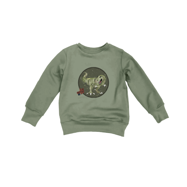 Patch / Aufnäher  - Dino Army rund